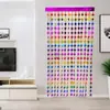 Novos Suprimentos para Decoração de Festa Cortina de Seda Chuvosa Twill Estrela Gradiente Macaron Cortina de Porta Estrela de Cinco Pontas Parede de Fundo