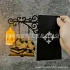Estantería de Libros para Productos Nuevos Transfronterizos Luz de Linterna Iluminación de Estantería de Biblioteca Linterna Artesanías de Hierro