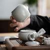 Lata de Té con Glaseado Gris Hielo Cerámica Tarro Sellado Estilo Japonés Hecho a Mano Mini Tamaño Pequeño Almacén de Té Portátil para Viaje Lata de Té
