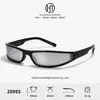 Gafas de Sol de Marco Estrecho de Personalidad Transfronteriza para Mujer Estilo Callejero de Celebridad de Internet Europeo y Americano Y2K Sensación Tecnológica Gafas de Sol de Marco Pequeño Protección UV Modernas