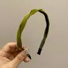 Diadema con Diseño de Corona Alta para Hacer que el Rostro Parezca Más Pequeño, Lujo Ligero, Antideslizante, Tejido, Patrón de Cuadros y Lunares, Sensación de Alta Gama para Adultos y Mujeres Jóvenes