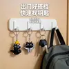 Al por mayor del fabricante colgante divertido de gato negro parche de dibujos animados de goma blanda de PVC llavero accesorio para llave de bolsa DIY