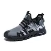 Sapatos Masculinos Transfronteiriços 2026 Novo Modelo Sapatos de Malha Fly-Knit Solado Macio Antiderrapante Sapatos Esportivos Moda Tendência Sapatos de Corrida Masculinos