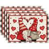 Amazon Oferta Caliente Día de San Valentín Individual Amor Individual Decorativo Mesa de Comedor Individual Impreso Exclusivo Transfronterizo