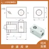 YDI-J43 Rodillo de Resorte Adaptativo Eje Transportador Metal Reset Retorno Rodamiento de Compresión Asiento Accesorios