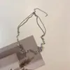 Cadena de Clavícula de Mariposa de Lujo Ligero Nicho Dulce Fresco Collar de Moda para Mujer