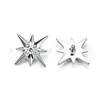 F136 Titanio Erizo de Mar Polaris Forma Hexagrama Labret Cartílago Auricular Stud Joyería para Piercing de Aleación de Titanio G23 Stud para Oreja