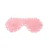 Mascarilla para Ojos de Jade, Masaje con Compresa Fría, Cuidado Facial, Herramientas de Belleza de Jade Natural, Mascarilla Facial para Ojos de Cristal Rosa
