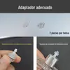 Herramienta de empaque de perfume Adaptador de boca de campana 1 + Adaptador de aumento de altura ordinario 1. Una bolsa pequeña de 2 pastillas.
