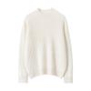 Otoño e Invierno Nueva Camiseta Básica de Cuello Medio Retorcida para Mujer Estilo Coreano Jersey Suéter Cálido Suéter 100% Cachemira Pura para Mujer