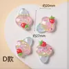 Funda de Teléfono con Parche de Resina Luminosa Juguete de Comida Multifacético Paleta Helado Crema Pegamento Accesorios Hechos a Mano Materiales para Accesorios del Cabello