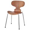 Silla Hormiga Silla en forma de 7 Silla Nórdica Simple para Comedor Silla Creativa Famosa en Internet Diseñador Hogar Medieval Silla de Comedor Silla con Respaldo