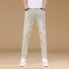 Tendência de Moda 2026 Outono Novo Jeans Masculino Stretch Slim Fit Marca Trendy de Alto Padrão Lavado Casual Calças Compridas
