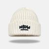 Gorro de Punto para Mujer, Invierno Estilo Japonés Marca de Moda, Cálido, Hace que la Cara se Vea Más Pequeña, Gorro Versátil, Sombrero para Clima Frío para Hombre, Sensación de Alta Gama, Circunferencia de Cabeza Grande