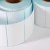Papel para Etiquetas Adhesivas Térmicas a Prueba de Agua, Polvo y Aceite 60X40X1000 Papel de Impresión para Logística y Almacenamiento Calcomanía en Blanco para Catering de Té de Leche
