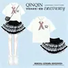 Conjunto de Dos Piezas para Niñas 2026 Nuevo Estilo Preppy de Verano: Top con Cuello Polo de Manga Corta con Borde de Encaje Dulce y Falda tipo Pastel