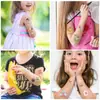 Pegatinas de Tatuaje de Pascua para Niños Dibujos Animados Impermeables y a Prueba de Sudor Huevo de Pascua Conejito Lindo Pegatinas de Cara de Huevo Huevo de Pascua Creativo
