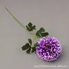 Bola de simulação crisântemo bola de cebola única grande bola de tênis de mesa crisântemo local de casamento fileira guia de estrada decoração salão de casamento material de flor flor falsa