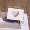 Caja de embalaje de jabón artesanal, venta al por mayor, para joyería, té, jabón, cojín de aire, caja de papel Kraft con ventana.