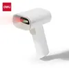 Leitor de Código de Barras Deli AA002W Pistola Scanner de Código de Barras Sem Fio Leitor de Código para Logística Expressa Scanner de Código QR 1D