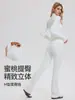 Conjunto Esportivo Caijue para Mulheres com Gola Alta, Zíper, Modelagem Justa, Cintura Alta, Calça Flare Levanta Bumbum, Conjunto de Duas Peças para Fitness Yoga para Mulheres