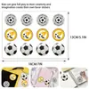 Decorações de Festa Temática Copa do Mundo de Futebol Transfronteiriça Sacos de Comida Decorações de Aniversário Sacos de Papel Kraft Adesivos Sacolas Tote