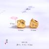 Mucho tiempo no se desvanece oro de arena de Vietnam accesorios diy lema de seis palabras zapatos bordados Casa del Tigre pulsera de cuentas de cubo pulsera femenina