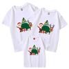 Camiseta de Carnaval de Año Nuevo y Navidad 2022 al por mayor verano algodón refinado ropa para padres e hijos ropa para niños adulto manga corta cuello redondo T