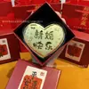 Adorno de Oro Puro 999 con Acabado de Lujo, Creativo Diseño de Rosa, Regalo de San Valentín, Artículo de Regalo, Souvenir con Alto Valor Estético