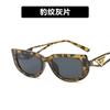 Gafas de sol estilo ojo de gato para mujer 2022, nuevas gafas de sol con personalidad de moda, gafas de sol clásicas con logotipo triangular en la pierna, gafas de sol estilo street shot
