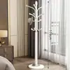 Perchero de Mármol, Perchero de Secado de Ropa de Lujo Ligero para Dormitorio, Colgador de Ropa Vertical de Pie, Colgador de Bolsos, Estante Sencillo para el Hogar