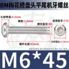 Tornillos Torx Cabeza Redonda Bm de Acero Inoxidable 304 Tornillos Antirrobo Cabeza Plana Torx M2M2.5M3M4M5M6