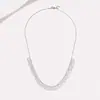 Collar de Encaje Exquisito y de Alta Gama Estilo Mismo de Xiaohongshu Lujo Accesible Cadena para Clavícula Versátil Elegante Retro Francés Nicho para Mujeres
