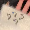 Uñas Super Geniales para Hélice Auricular, Uñas para Hélice Auricular de Alas de Ángel, Uñas para Hélice Auricular de Tornillo Exquisitas y Versátiles, Aretes DIY, Cabezas de Accesorios de Cobre