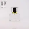 Frasco de Perfume Quadrado Plano Fashion 30ml 50ml 100ml Frasco Recarregável de Cosméticos Portátil Frasco Vazio Frasco com Spray