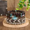 Pulseras Hechas a Mano con Cuentas de Venta Caliente Transfronterizas para Hombres y Mujeres, Pulseras, Brazaletes, Regalos Portátiles, Estilo Simple Retro Europeo y Americano