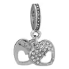 Pulseira Pandora joias femininas acessórios DIY cristal coração coroa pingente de contas presente de Dia dos Namorados