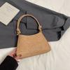 Bolso de Axila Texturizado para Mujer 2025 Invierno Nuevo Estilo Coreano Portátil Pequeño Cuadrado Moda Retro Simple Bolso de Hombro