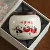 Bote de Té 'Todo Va Bien' del Fabricante, Bote de Cerámica para Té, Bote Pequeño Portátil para el Hogar de Gama Alta para Almacenamiento de Té Suelto, Sellado y a Prueba de Humedad