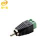 Conectores BNC\RCA\DC macho y hembra enchufe sin soldadura conector de alimentación de monitoreo terminal verde cabeza DC