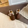 Zapatos de piel antideslizantes de suela blanda para niñas, nueva colección otoño 2026, zapatos de velcro para niños, zapatos de vestir estilo princesa, zapatos casuales