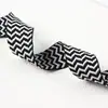 Cordones Ensanchados 3 cm, Cordones Planos Tejidos de Moda, Accesorios para Ropa, Cinta Jacquard, Rayas Onduladas Intercolor