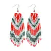Aliexpress Popular de Venta Caliente Pendientes Largos Geométricos Coloridos Bohemios y Accesorios Venta al por Mayor Dropshipping