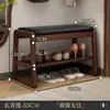Banqueta para Cambiar Zapatos para Entrada de Casa, Gabinete de Zapatos de Madera Maciza de Lujo Ligero con Asiento, Almacenamiento Integrado para Pasillos Estrechos