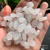 Jade Blanco Jade Dorado Seda Natural 10X16Mm Agujero Pasante Doble Cara Candado Ruyi Nube Posterior DIY Pulsera Collar Aretes Accesorios