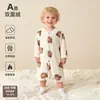 Pijamas infantis, camisolas de bebê, macacões de flanela, roupas de casa, roupinhas de dormir para bebê espessas e quentes para evitar resfriados, saco de dormir