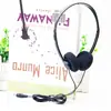 Fone de Ouvido Plug Simples Plug Duplo 3,5mm Fone de Ouvido de Aviação Fone de Ouvido Descartável Presente de Comércio Exterior Fone de Ouvido Barato Atacado