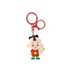 Chaveiro Tutu Orelhas Grandes Desenho Animado Boneca 3D Fofa Chaveiro de Mochila Requintado Figura de Anime Pingente Pequeno