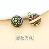 Botones de Jade Natural, Cuentas Dzi, Botones Redondos Pequeños, Traje Tang, Accesorios de Ropa Dinastía Han, Botones de Camisa, Joyería para Pulseras Hecha a Mano