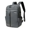 Comercio exterior pelo liso mochila hombres negocios casual bolsa para computadora recargable por USB viaje Estudiante mochila de comercio exterior